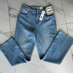 L'Agence High Rise Crop Micro Boot Jeans NWT size 25